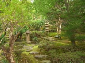 池のある本格的な個人庭園６